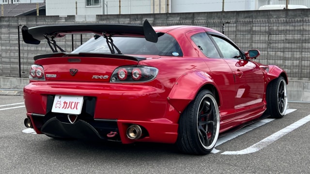 ブルー×レッド RX-8 GTシリーズ リアオーバーフェンダー - 通販